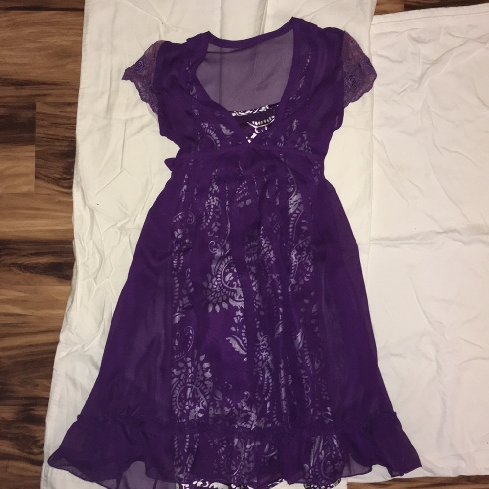Girls Purple Dress